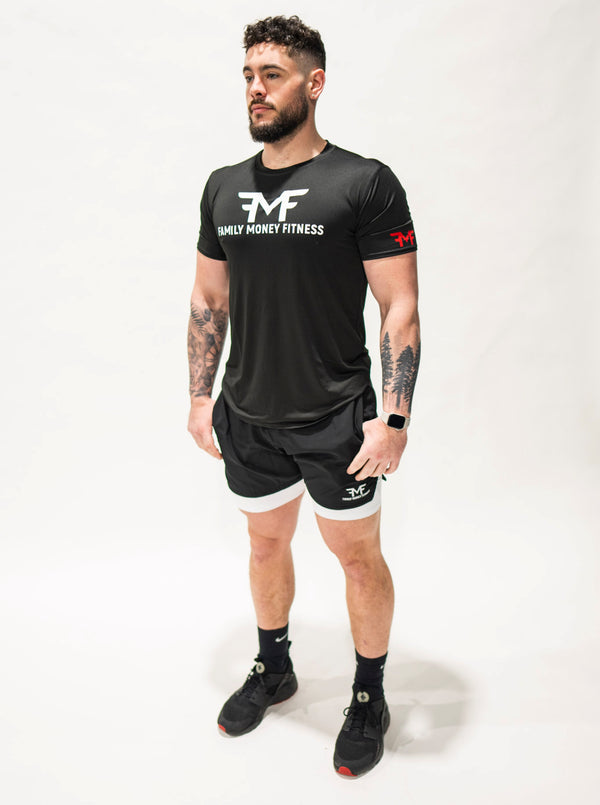 Black FMF Dry-Fit Athletic Shirt