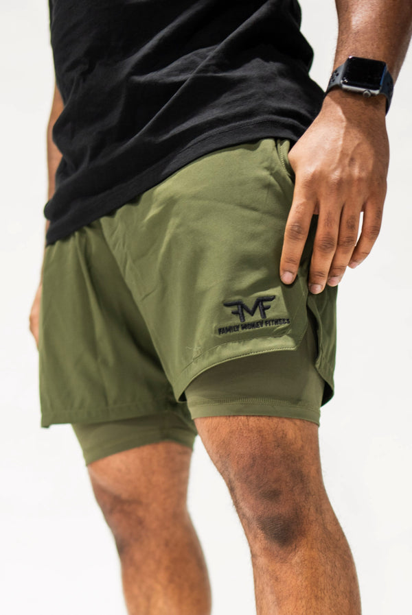 Olive Green FMF Shorts