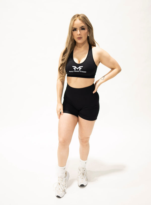 Black FMF Workout Shorts